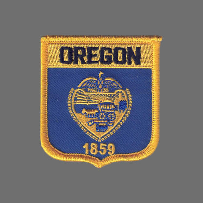 OREGON Med Flag Shield Patch - 2855