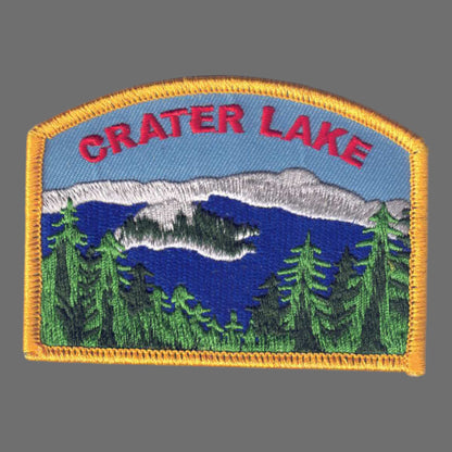 CRATER LAKE OR Souvenir Patch - 2875