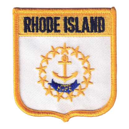 RHODE ISLAND Med Flag Shield Patch- 2955
