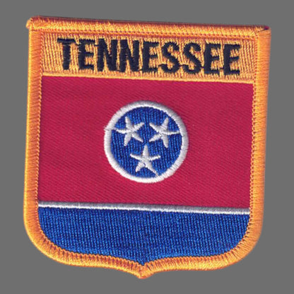 TENNESSEE Med Flag Shield Patch - 3105