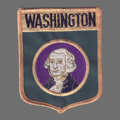 WASHINGTON LG Flag Shield Patch - 3352