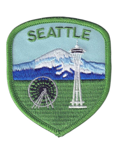 SEATTLE Space Needle Green Patch - 3398