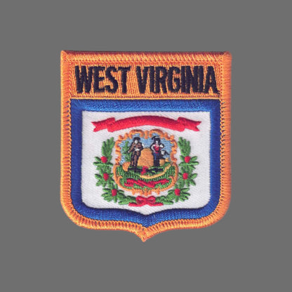 WEST VIRGINIA Med Flag Shield Patch - 3405