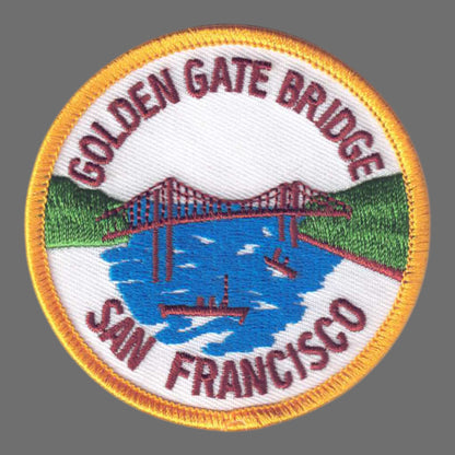 SF Golden Gate Bridge Souvenir Patch - 4003
