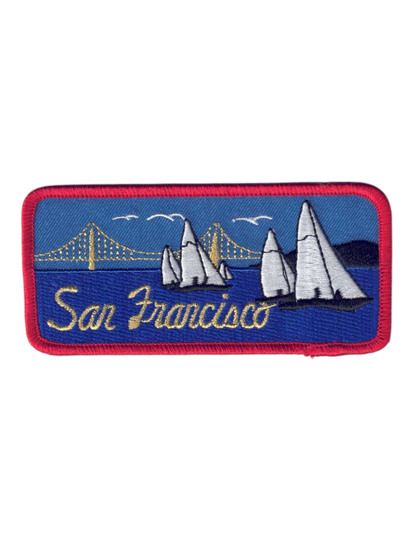 SF Bridge Sailboats Patch - 4023