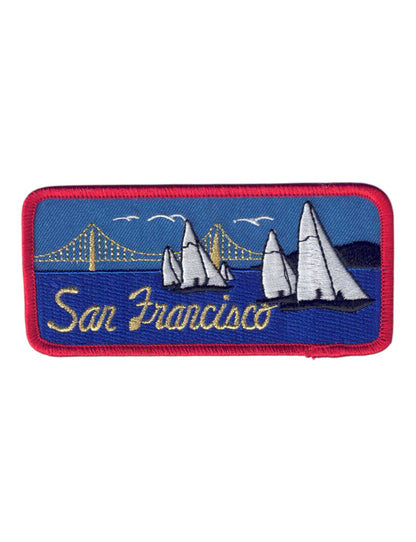 SF Bridge Sailboats Patch - 4023