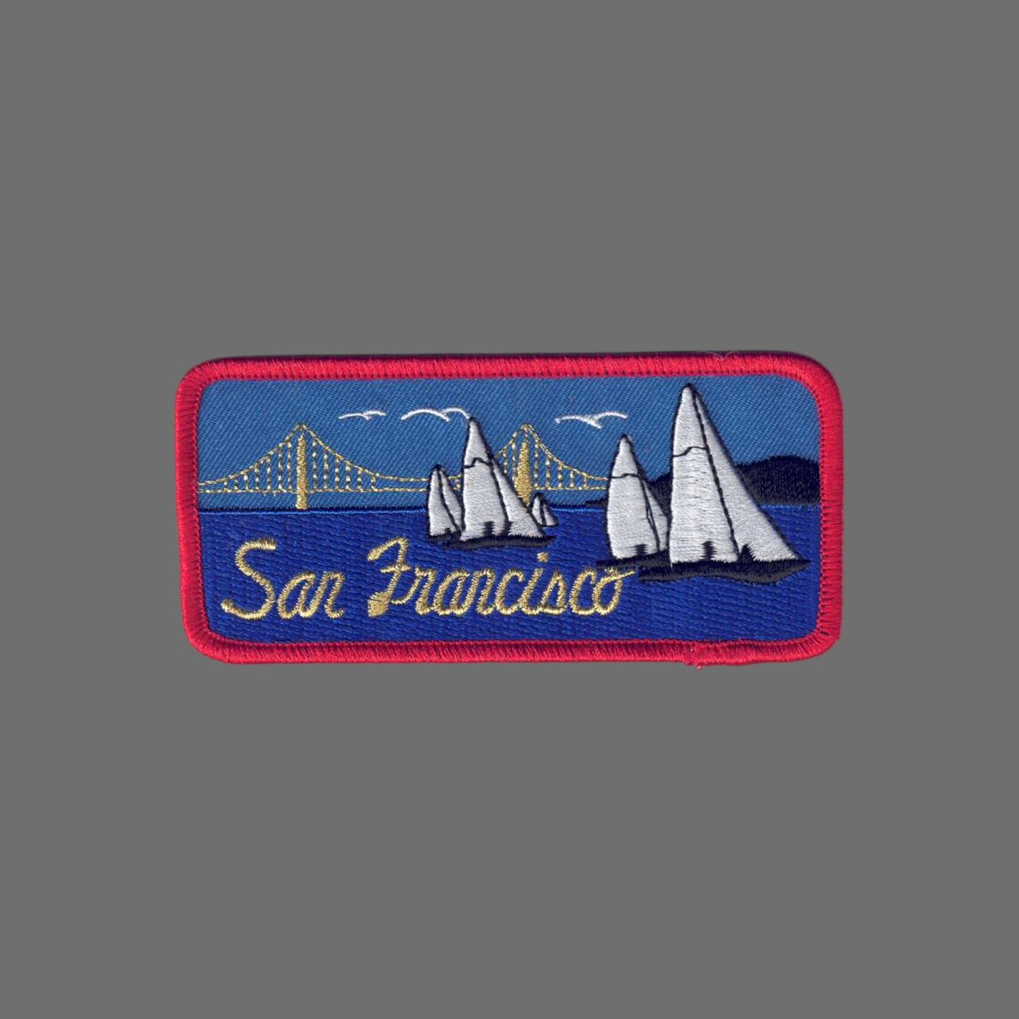 SF Bridge Sailboats Patch - 4023