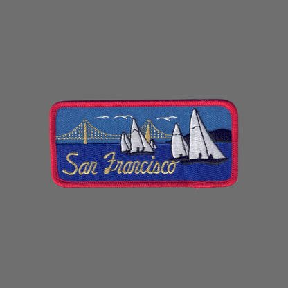 SF Bridge Sailboats Patch - 4023
