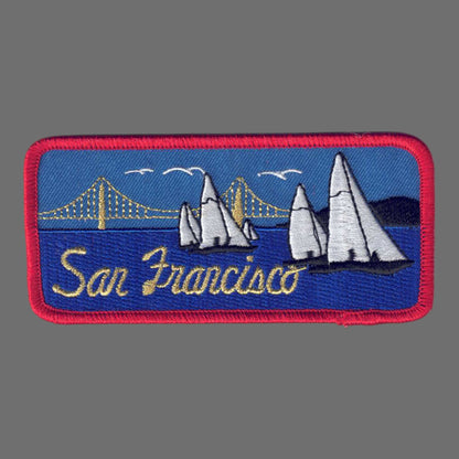 SF Bridge Sailboats Patch - 4023