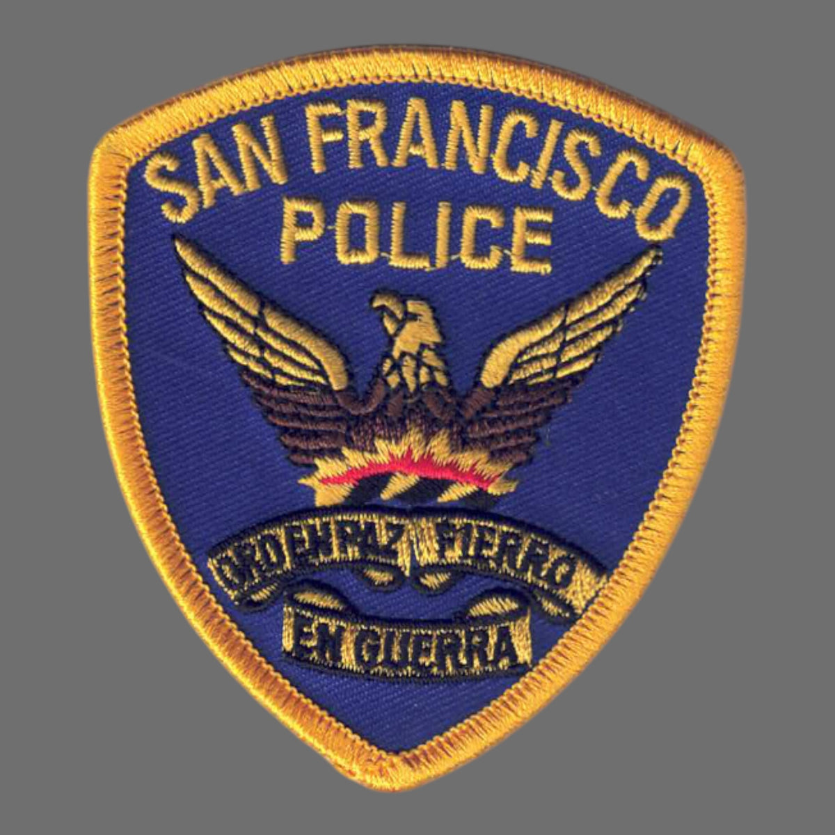 SAN FRANCISCO Police Souvenir Patch - 10063 – Happy Wood Products ...