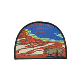 Wyoming Patch – Yellowstone National Park - Travel Patch – Souvenir Patch 3.75" Iron On Sew On Embellishment Applique