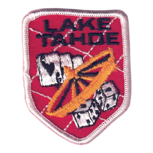 Vintage LAKE TAHOE Roulette Patch - 4244