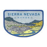 California Patch – CA Sierra Nevada Range  - Travel Patch – Souvenir Patch 3.8" Iron On Sew On Embellishment Applique