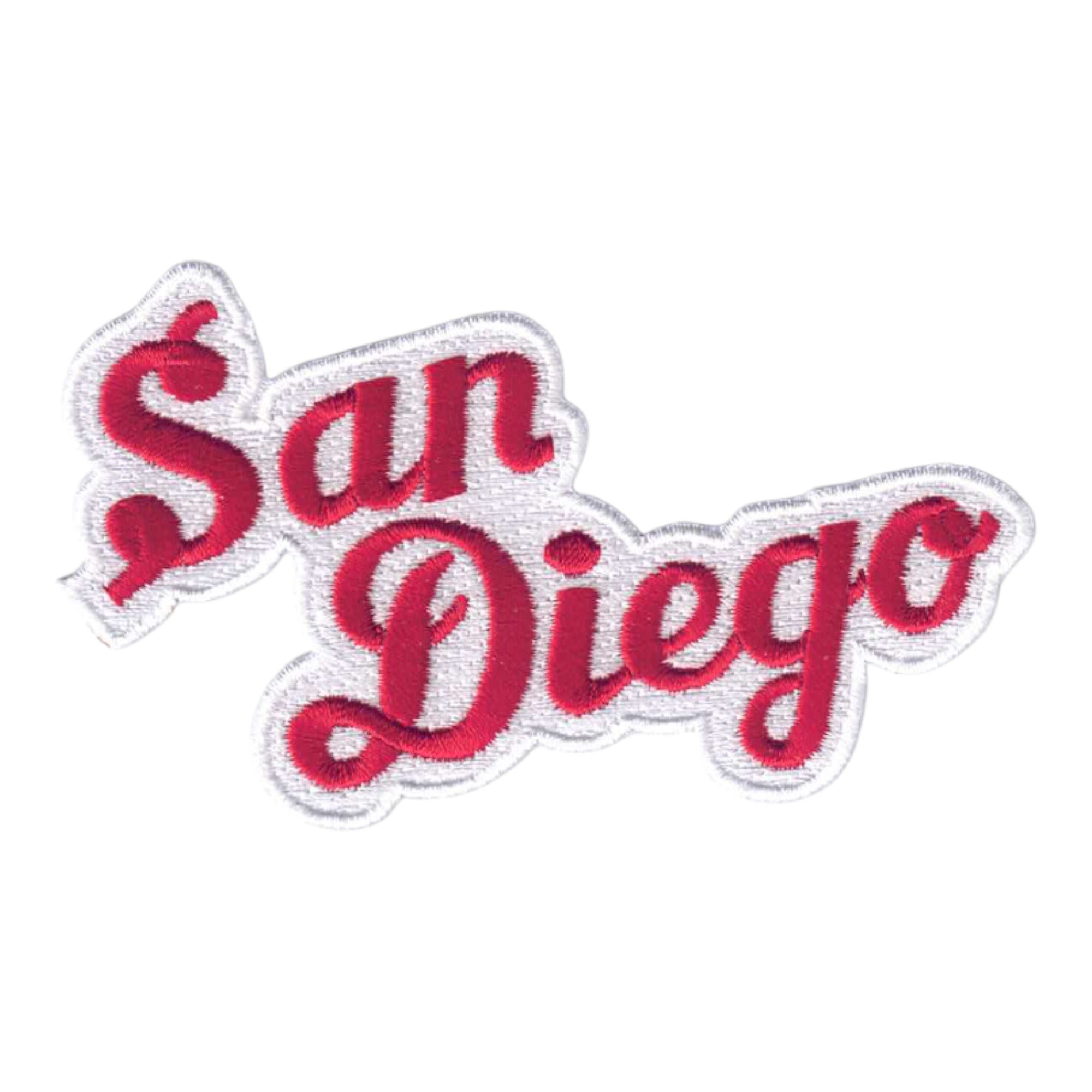 San Diego script souvenir embroidered patch – Happy Wood Products ...