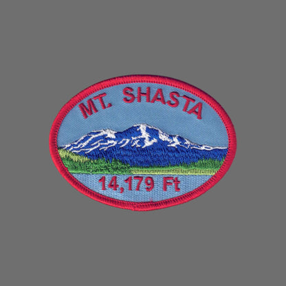 MT. SHASTA Oval Souvenir Patch - 4812