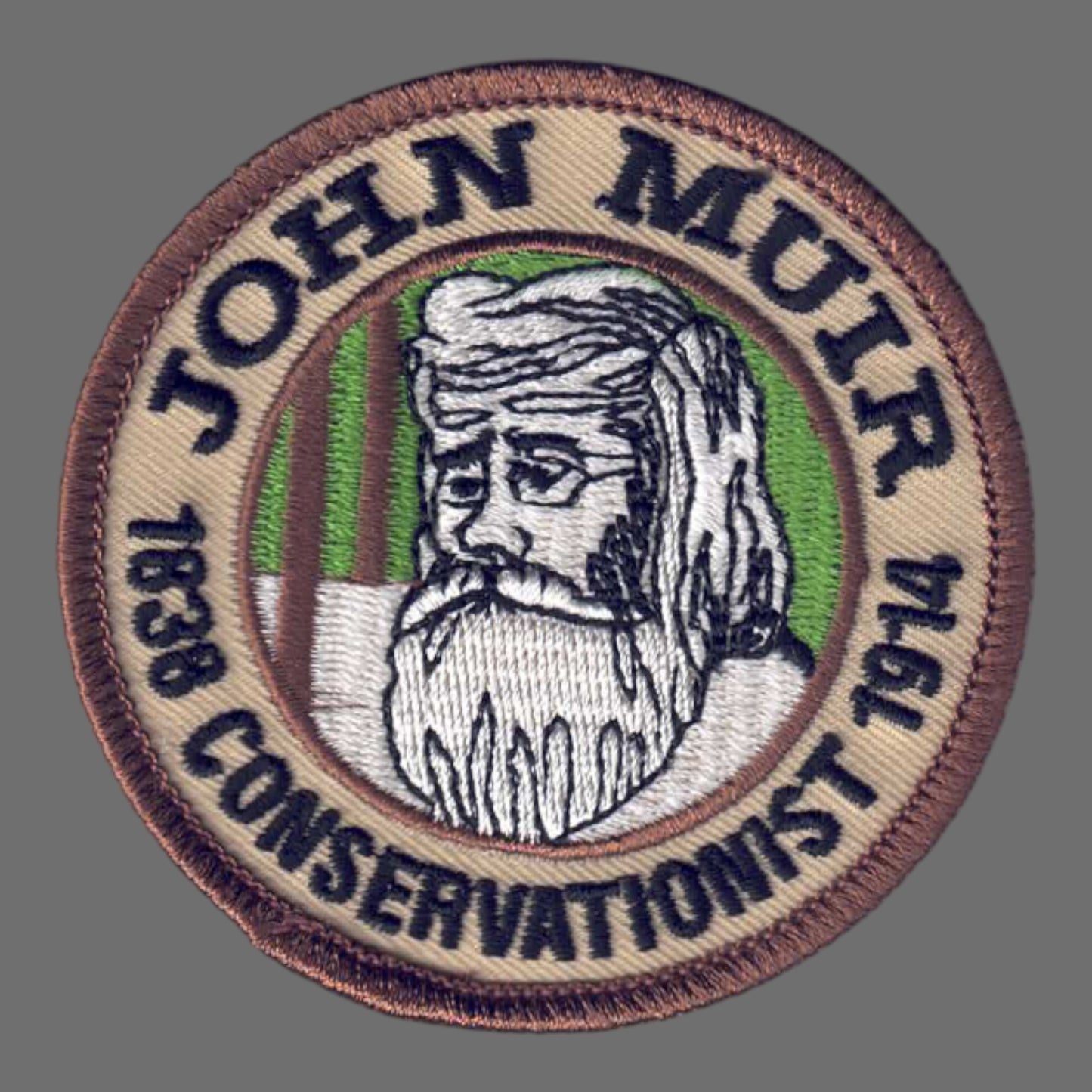 JOHN MUIR Memorial Souvenir Patch - 4828