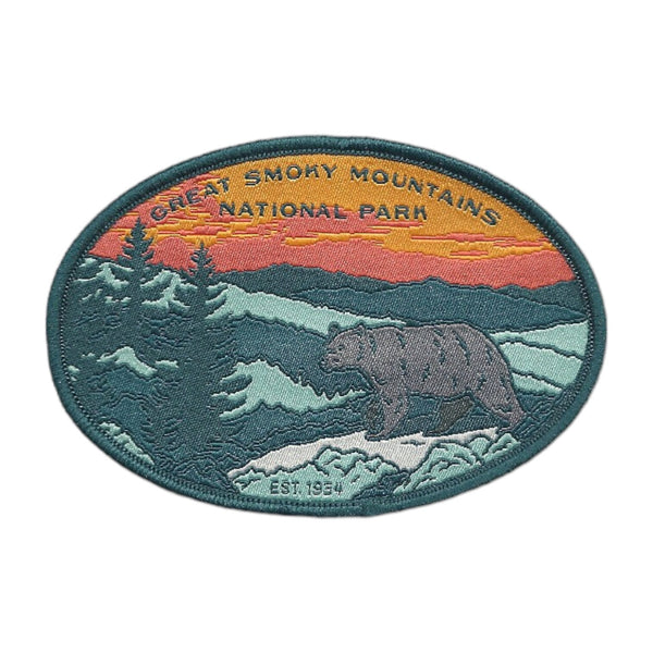 Tennessee Patch – Great Smoky Mountains National Park - Travel Patch – Souvenir Patch 3.6" Iron On Sew On Embellishment Applique