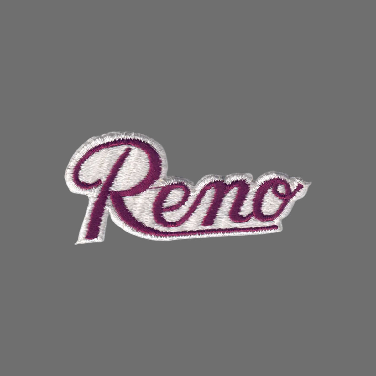 Script Reno Hat Reno script souvenir embroidered patch – Happy Wood Products / Holm ...