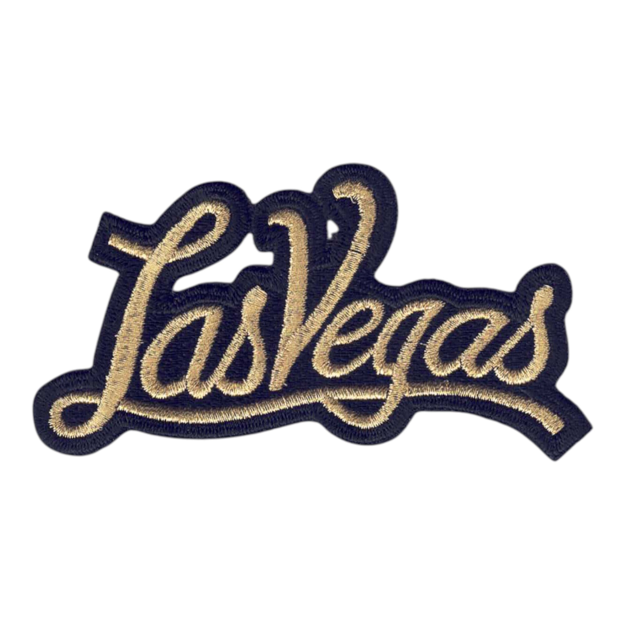 Las Vegas script souvenir embroidered patch – Happy Wood Products ...