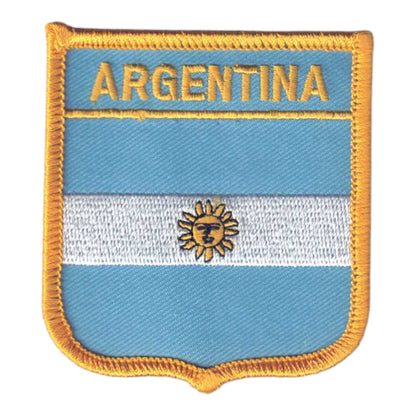 ARGENTINA Country Flag Shield Patch - 6011