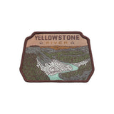 Wyoming Patch – WY Yellowstone River - Travel Patch – Souvenir Patch 3.75" Iron On Sew On Embellishment Applique