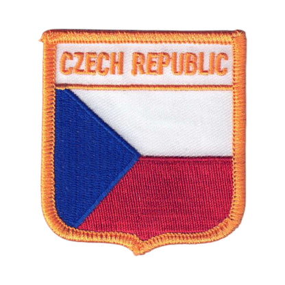CZECH REPUBLIC Flag Shield Patch - 6171