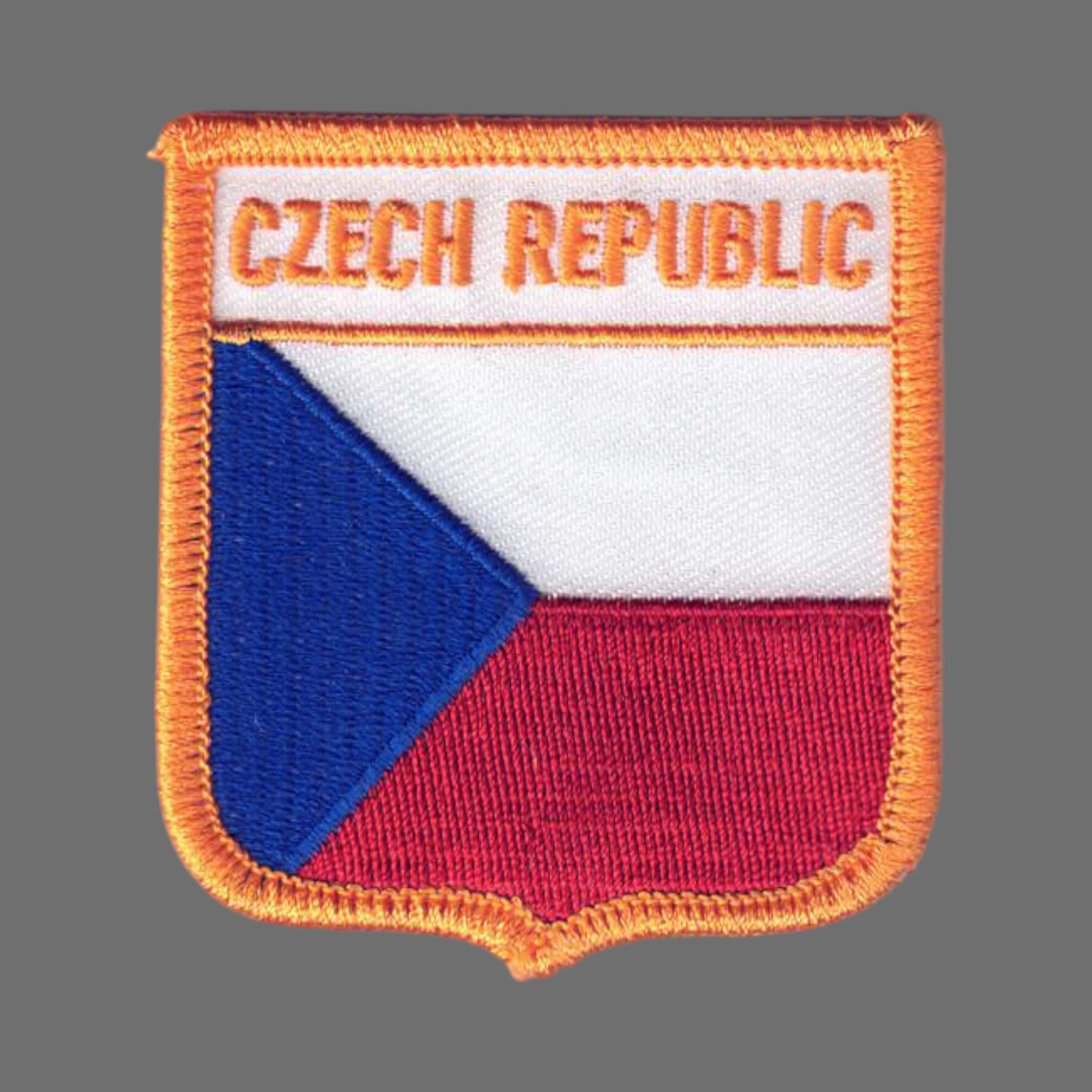 CZECH REPUBLIC Flag Shield Patch - 6171