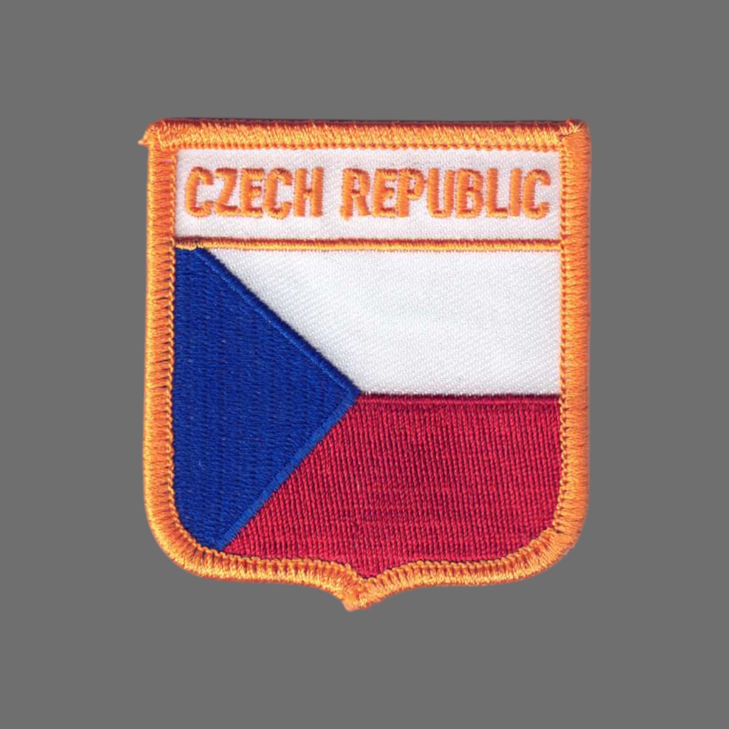 CZECH REPUBLIC Flag Shield Patch - 6171