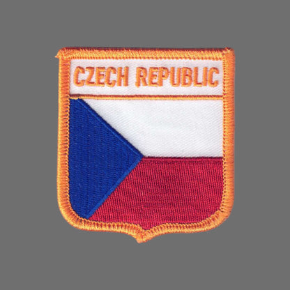 CZECH REPUBLIC Flag Shield Patch - 6171