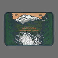Washington Patch – Mount Rainier National Park - Travel Patch – Souvenir Patch 3.5" Iron On Sew On Embellishment Applique