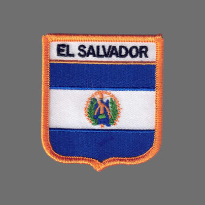 EL SALVADOR Flag Shield Patch - 6211