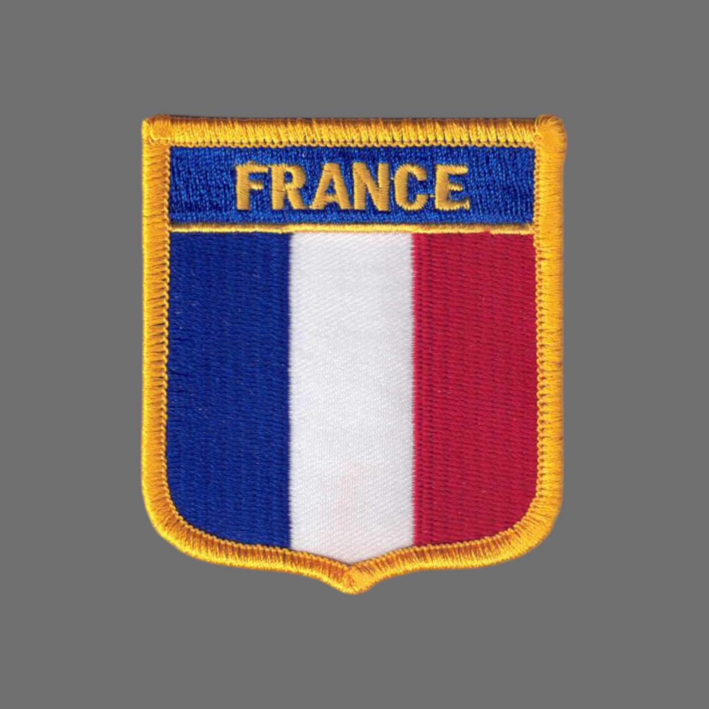 FRANCE Flag Shield Patch - 6261