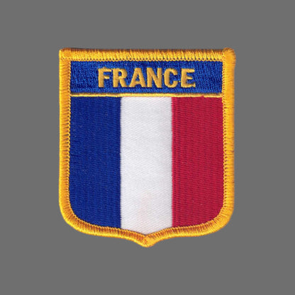 FRANCE Flag Shield Patch - 6261
