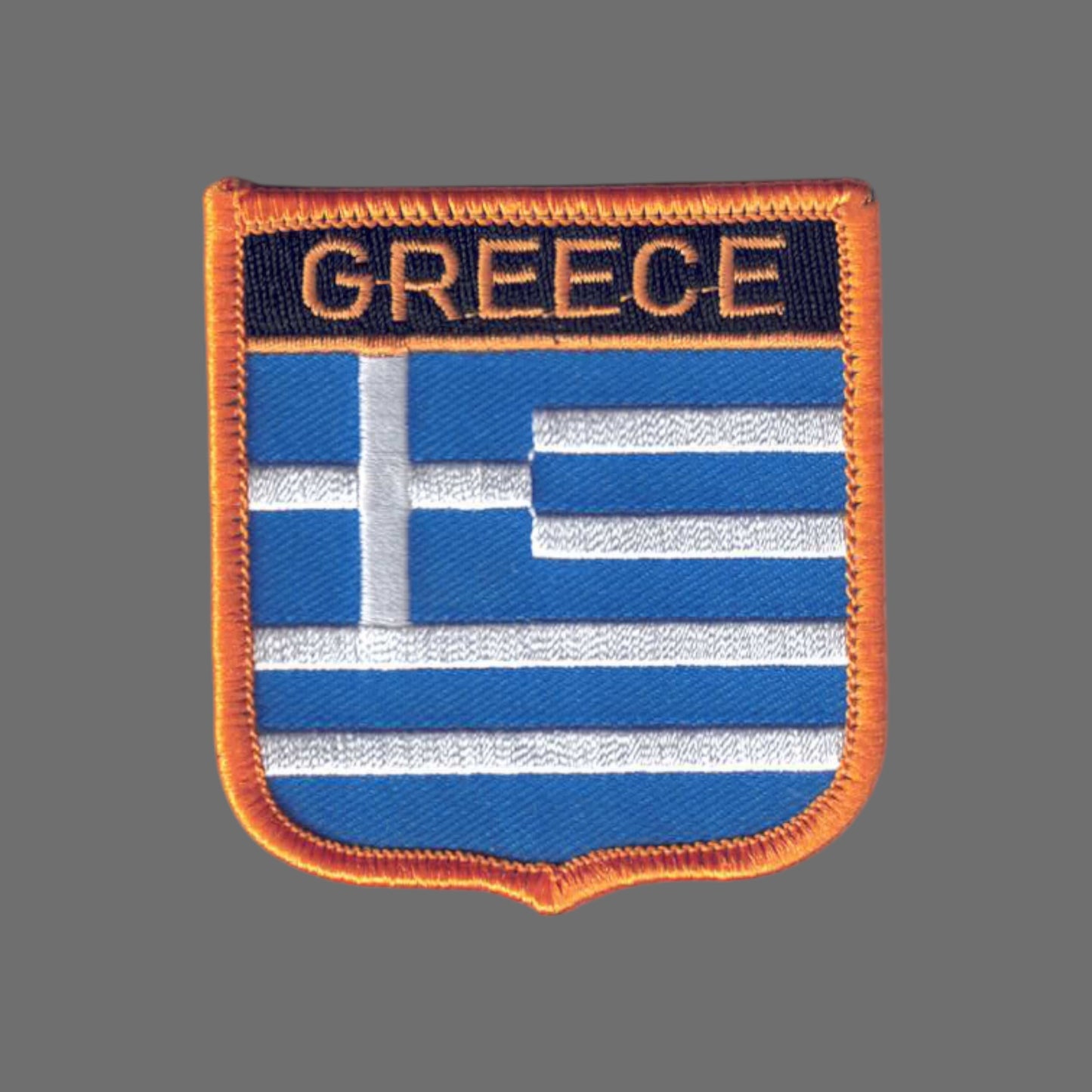 GREECE Flag Shield Patch - 6281