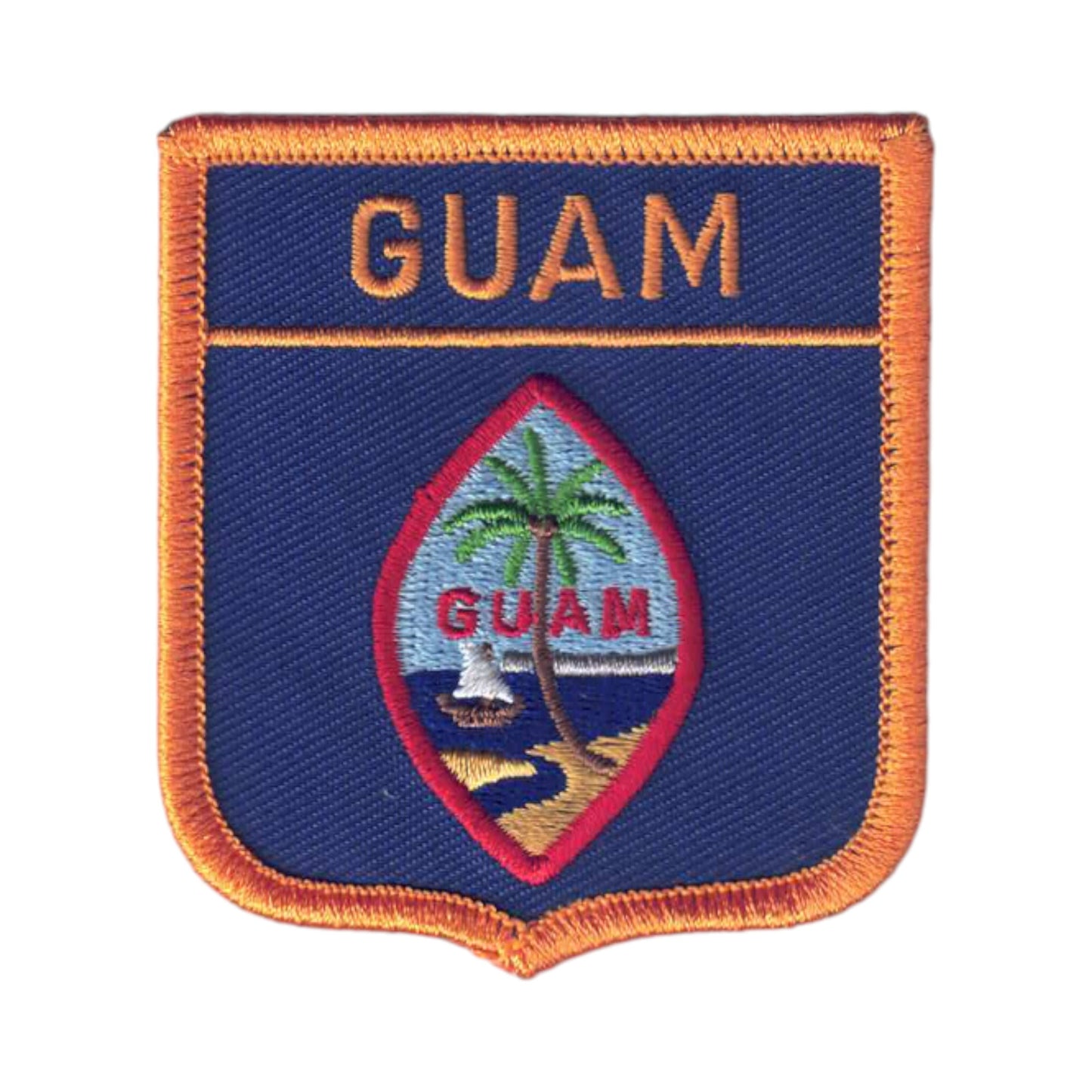 GUAM Flag Shield Patch - 6291