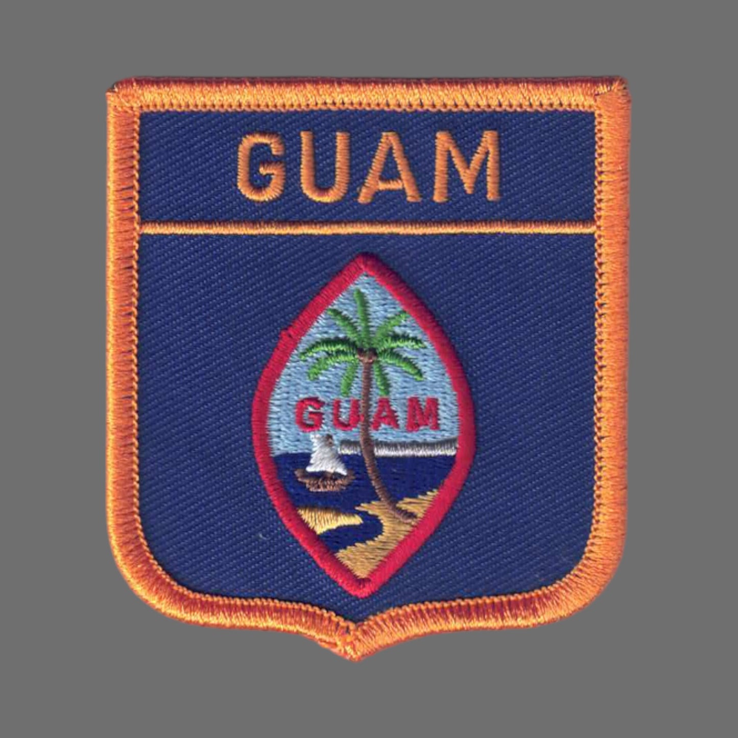 GUAM Flag Shield Patch - 6291