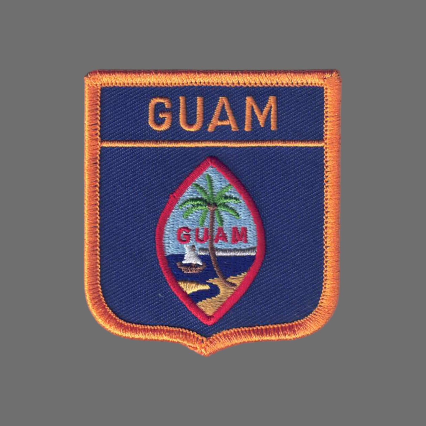 GUAM Flag Shield Patch - 6291