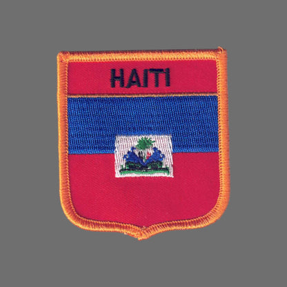 HAITI Flag Shield Patch - 6311