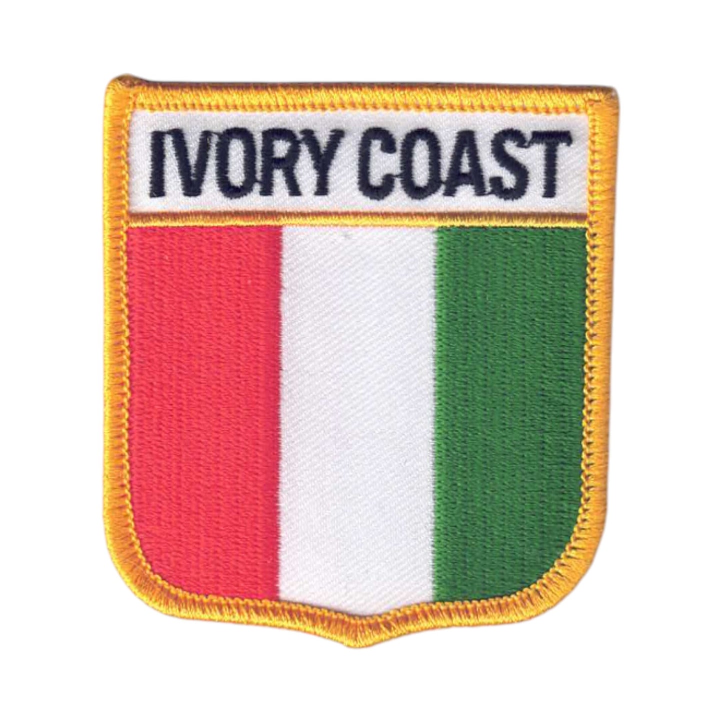 IVORY COAST Flag Shield Patch - 6436