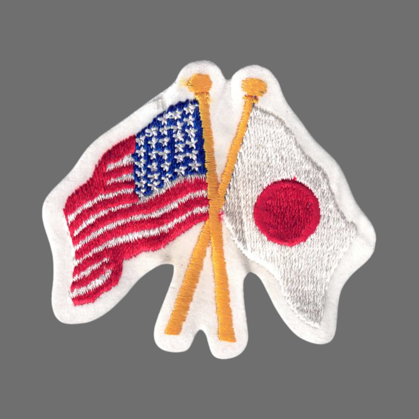 Japan and USA Flags Patch - 6445
