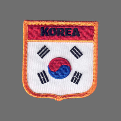 KOREA Flag Shield Patch - 6461