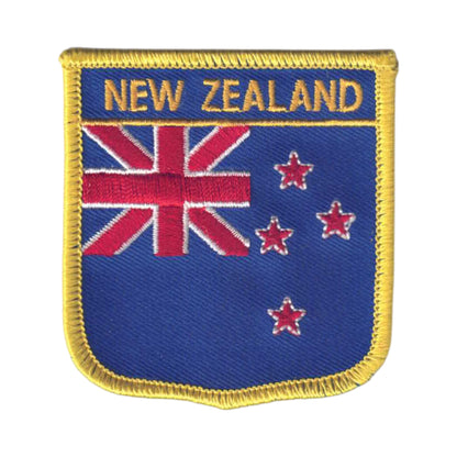 NEW ZEALAND Flag Shield Patch - 6521