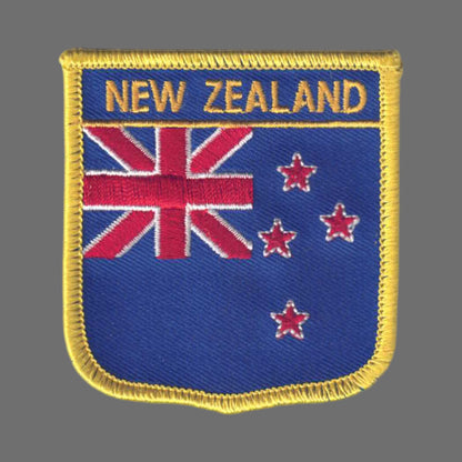 NEW ZEALAND Flag Shield Patch - 6521