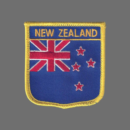 NEW ZEALAND Flag Shield Patch - 6521