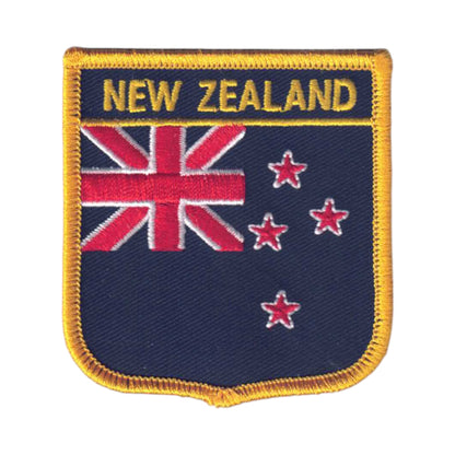 NEW ZEALAND Flag Shield Patch - 6521
