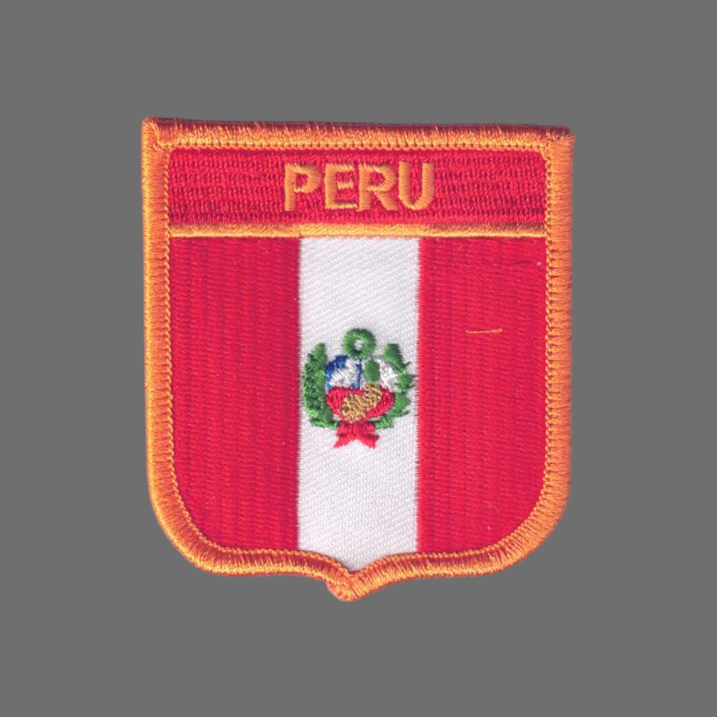PERU Flag Shield Patch - 6591