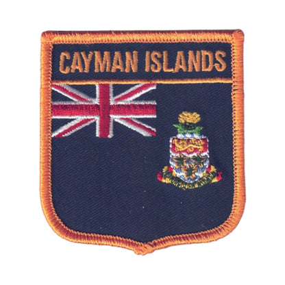 CAYMAN ISLANDS Flag Shield Patch - 6610
