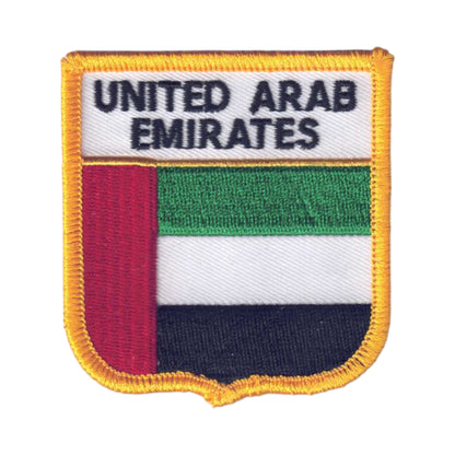 UNITED ARAB EMIRATES Flag Shield Patch - 6617
