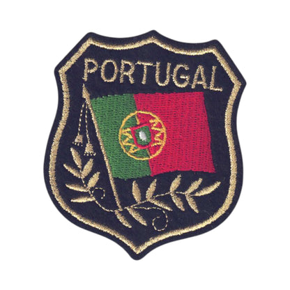 PORTUGAL Mylar Flag Shield Patch - 6622