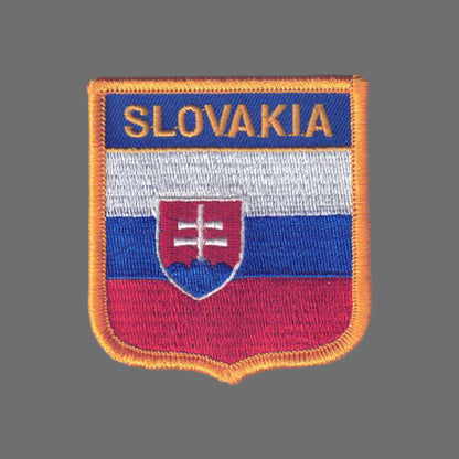 SLOVAKIA Flag Shield Patch - 6676